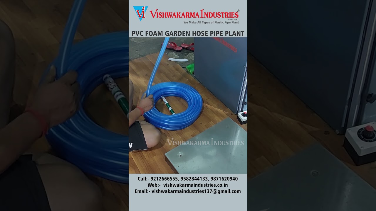 PVC Foam Garden Hose Pipe Plant | Soft PVC Foam Garden Hose Machine