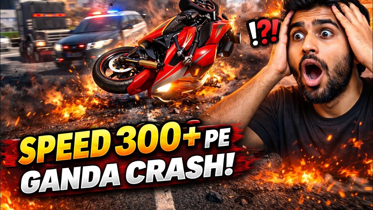 😱 Speed 300+ Pe Bike Sidhi Palat Gayi! | Indian Bike Driving 3D