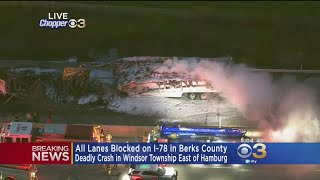 Deadly Crash Closes Portion Of I-78 In Berks County