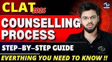 CLAT Counselling Process Explained | Step-by-Step Guide for 2026 | Abhyuday Pandey