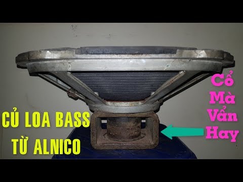 Video Test Loa Bass 40, Từ ALNICO, Coil 76.5, Hàng Cổ ✔ - youtube