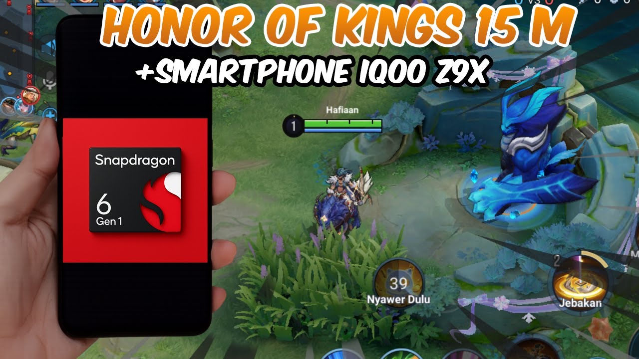 Honor of Kings Gaming Test on Snapdragon 6 Gen 1! IQOO Z9X