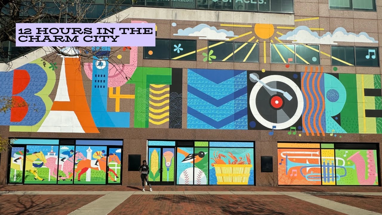 Travel Vlog: 12 Hours In Baltimore | Miss Shirley's, Inner Harbor, Center for History & Culture