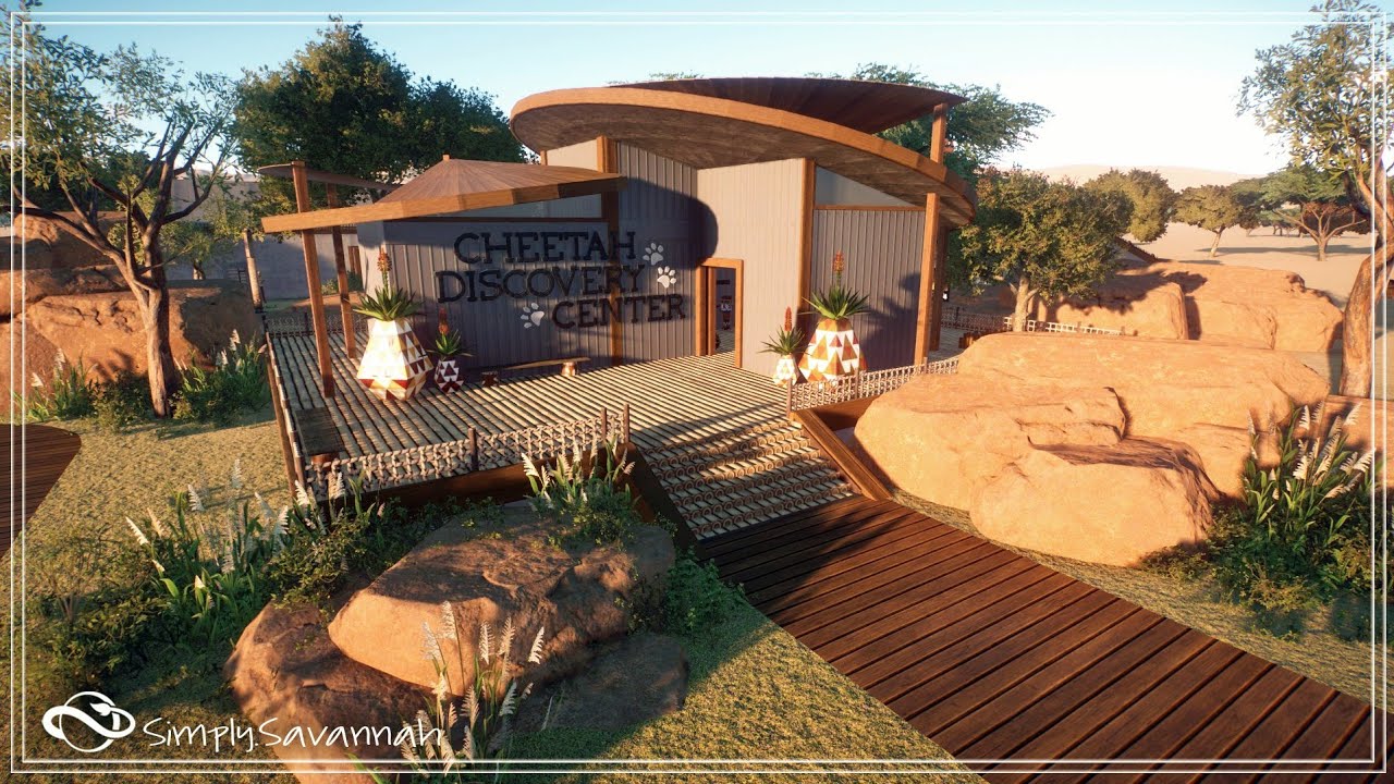 Cheetah Discovery Center | Planet Zoo Speed Build - YouTube