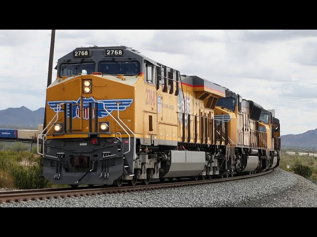 Union Pacific UPS Z-Train Sandbagging It Up 1% Grade To Shawmut