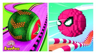 Going Balls | Fly Ball : Sky Parkour - Satisfying Mobile Games - All Level Gameplay Android, iOS screenshot 5