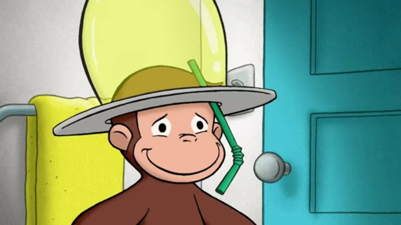 飲酒帽子 🐵 おさるのジョージ 🐵子供のための漫画 - YouTube