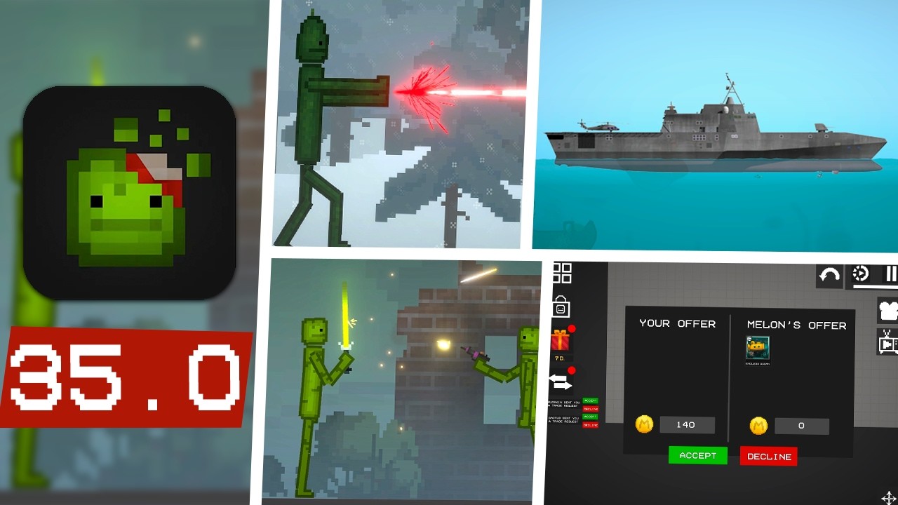 ОБНОВЛЕНИЕ 35.0 в MELON PLAYGROUND: НОВЫЕ КОНЦЕПТЫ