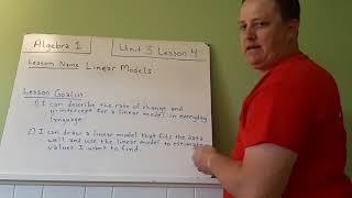 3-04: IM Algebra 1 - Linear Models