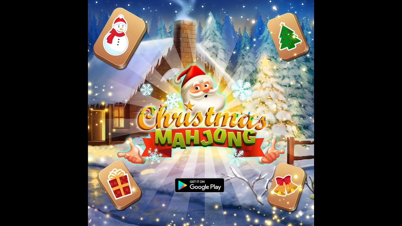 Christmas Mahjong Solitaire: Holiday Fun Google Ads Square V1