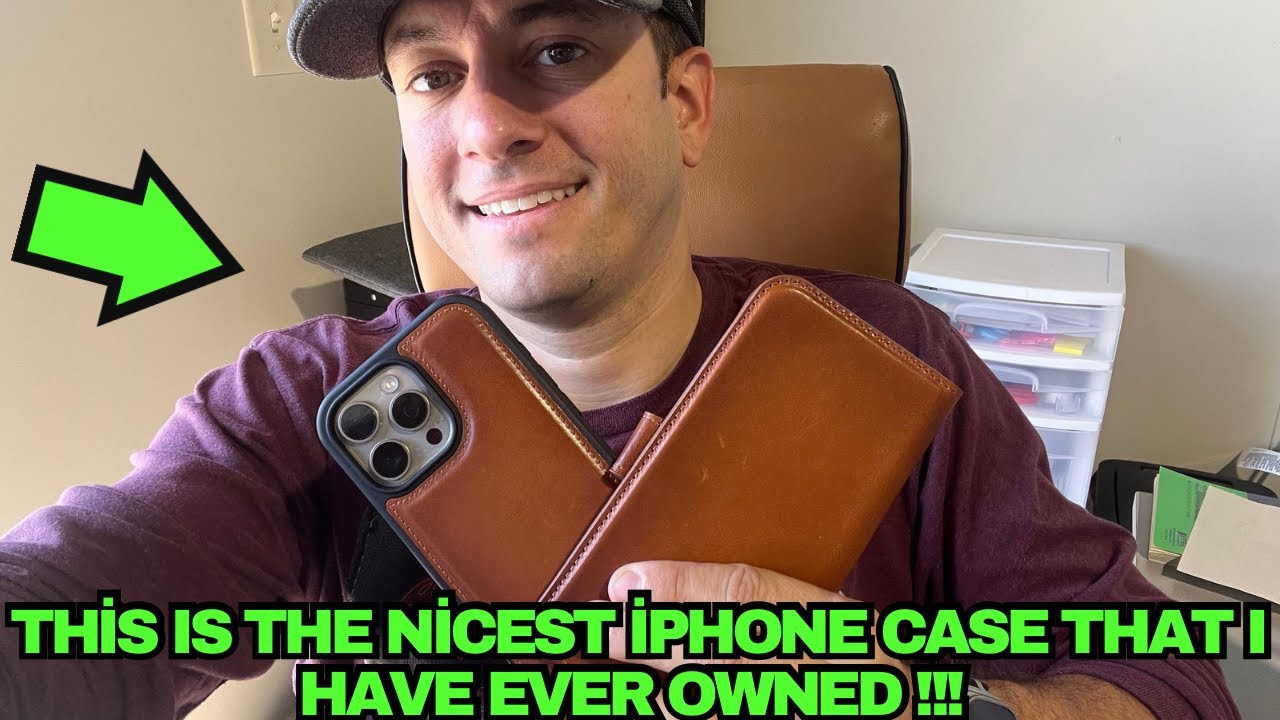 This Leather iPhone Case Is The NICEST Wallet Case I Have Ever Owned! iPhone 16 Pro Max 6.9"