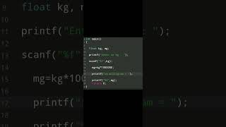 #38 | C Tutorial Video | Learn C Programming | C Language Exercise39 #shorts #coding