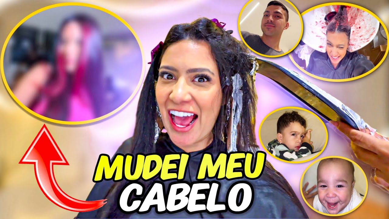 MUDEI MEU CABELO!! *SE ARRUME COMIGO + REAÇÃO DELES* 😱🤩
