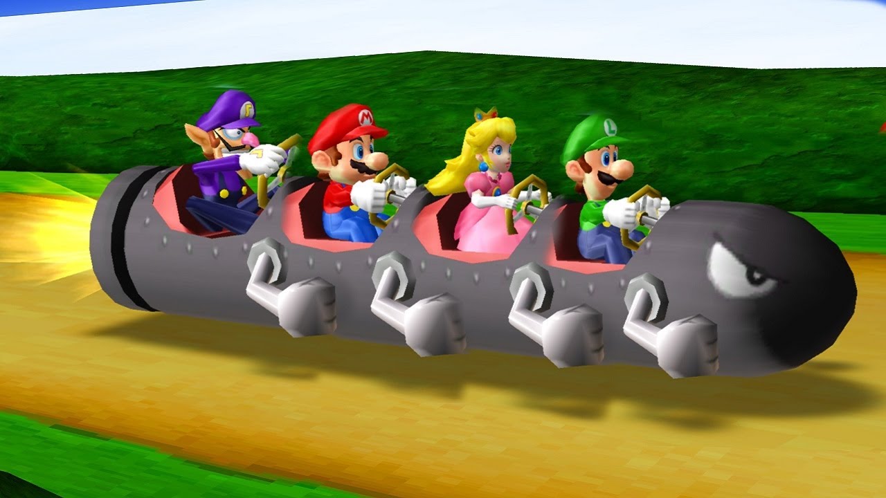 Mario Party 9 Garden Battle - Waluigi vs Mario vs Luigi vs Peach (Master COM)| EzMario