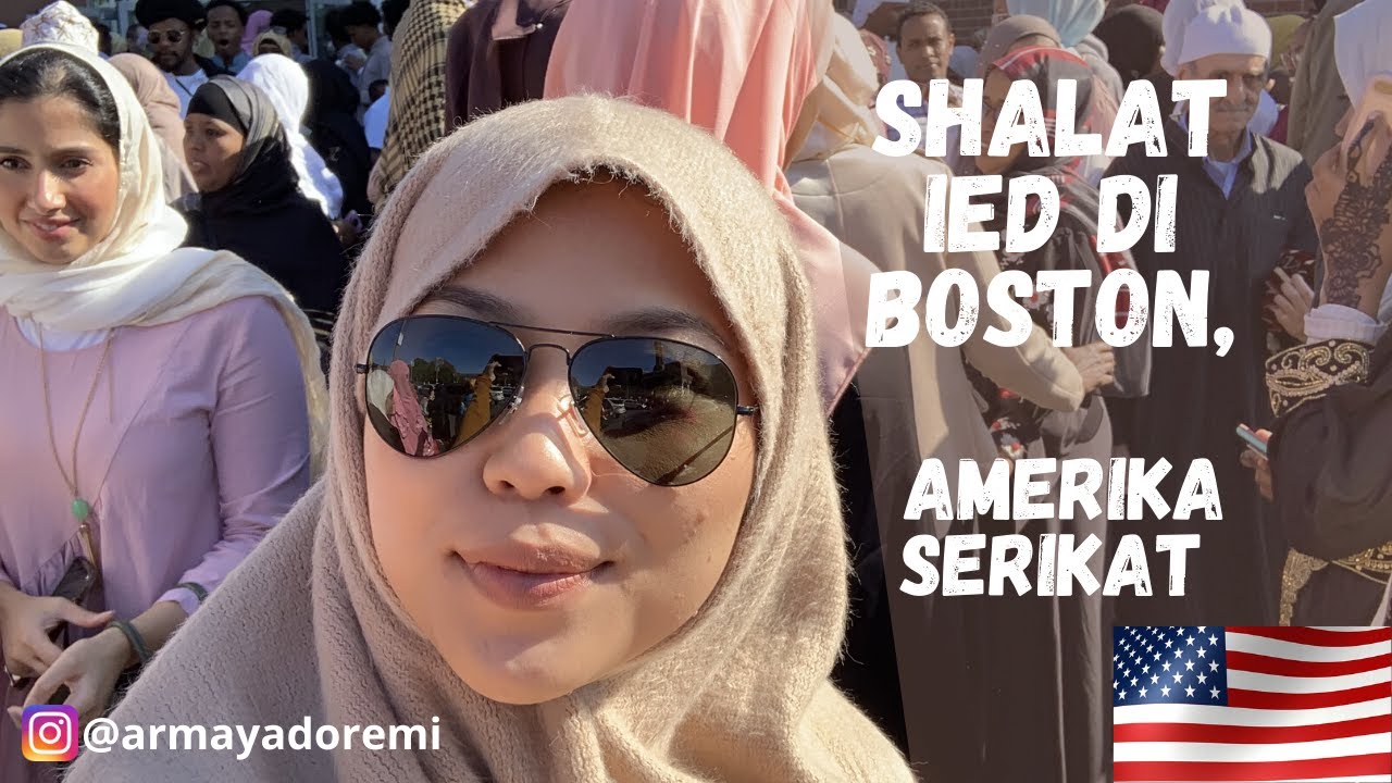 Shalat Idul Fitri bersama orang Muslim dari seluruh penjuru dunia di Amerika Serikat| Ramadan VLOG
