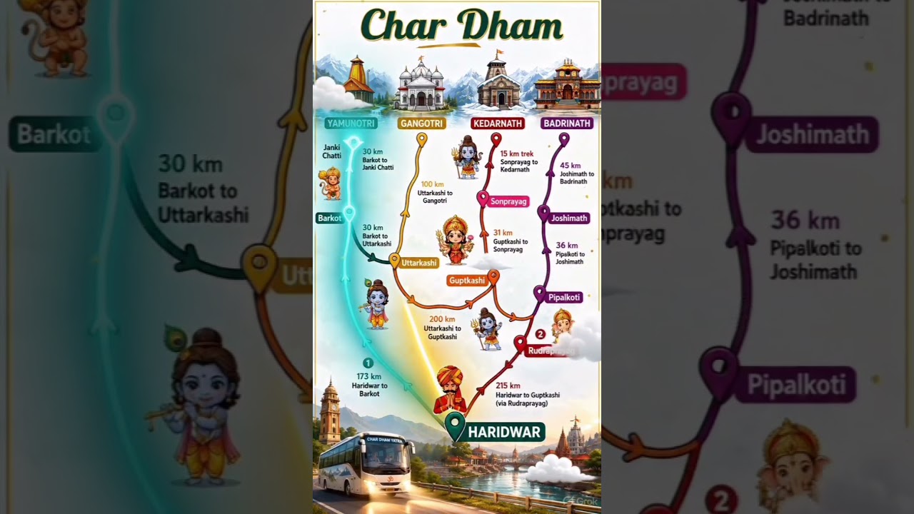 चारधाम यात्रा 2026 | chardham Yatra uttrakhand 2026 | mahadev status | #shorts