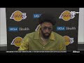 Anthony Davis Postgame Interview | Los Angeles Lakers lose to Phoenix Suns 121-110