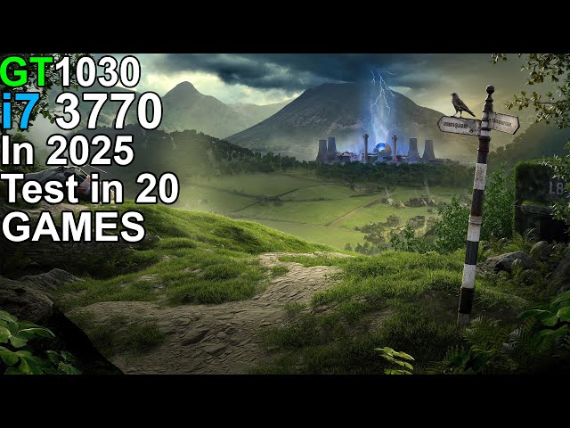 GT 1030 + i7 3770 in 2025 - Test in 20 Games - YouTube