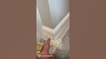 Baseboard tips and tricks #trim