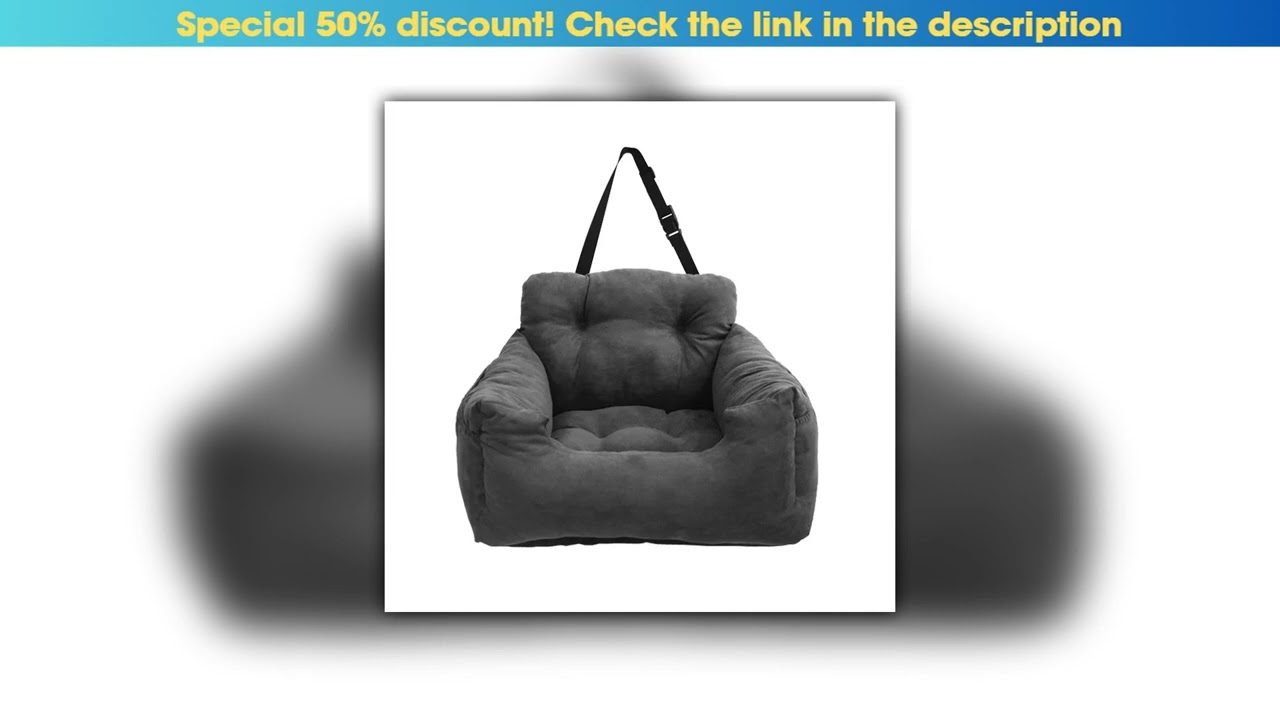 Today Only Dog Cat Car Seat Bed Sofa Travel Dog Car Seats Cover Small Medium Dogs Front Back Seat P