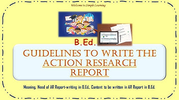Action Research Report Writing