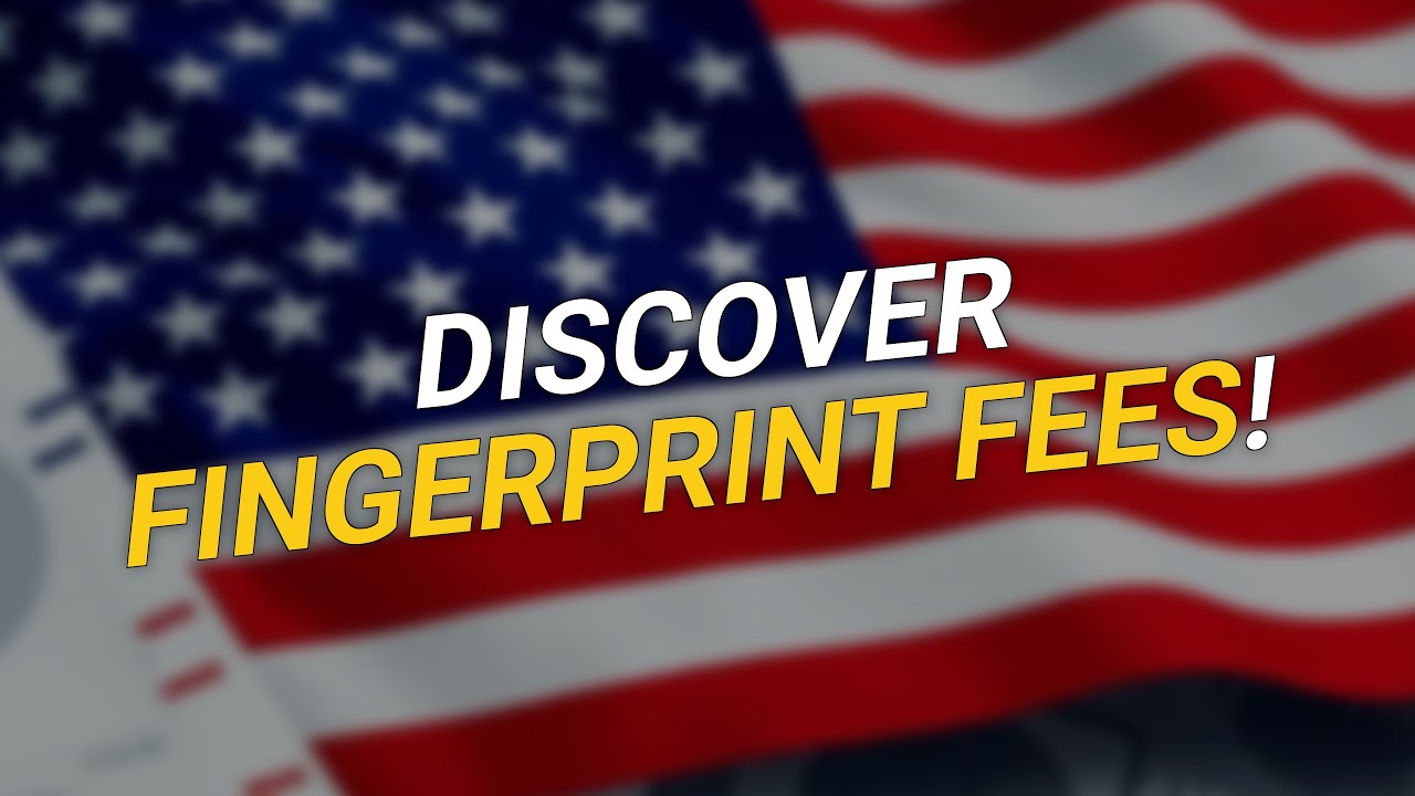 Fingerprint Fees Fingerprint Fees