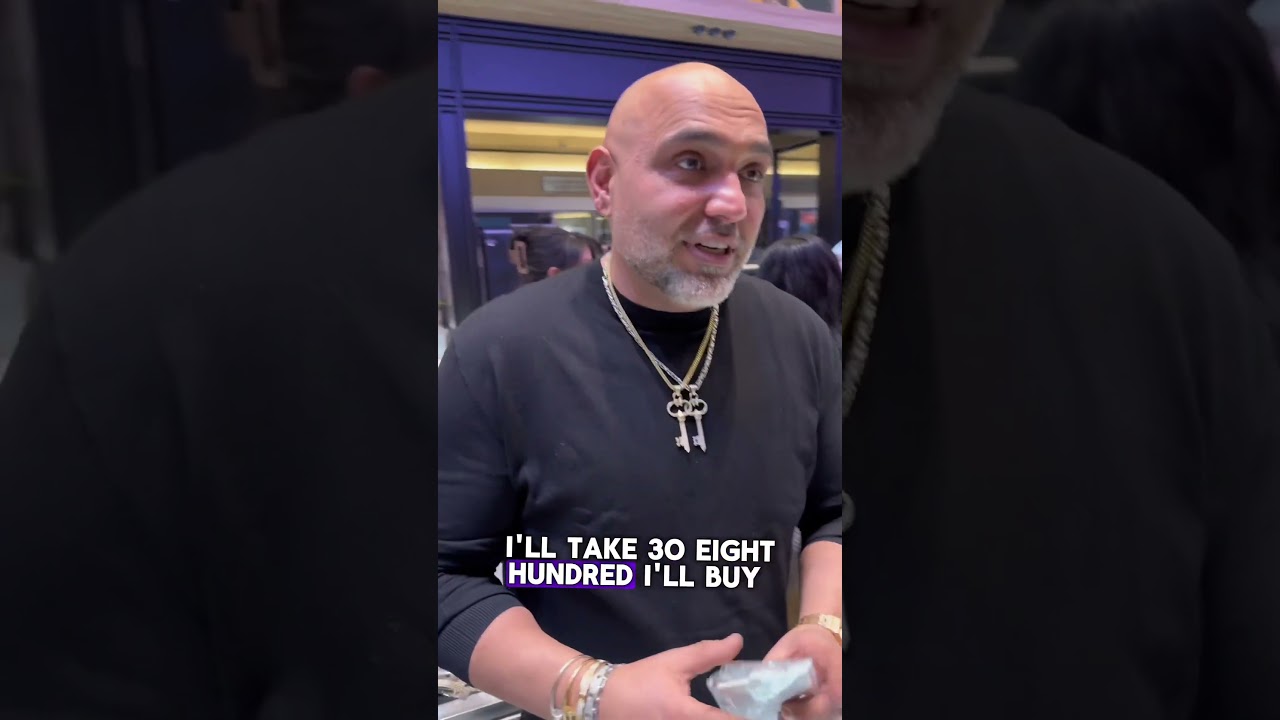 Buying and selling high end luxury watches on the streets of New York City 