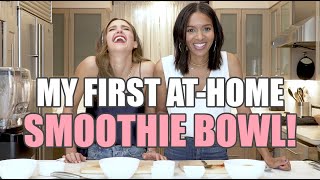 My First At Home Summer Smoothie Bowl! - with Jessica Alba I Lizzy Mathis