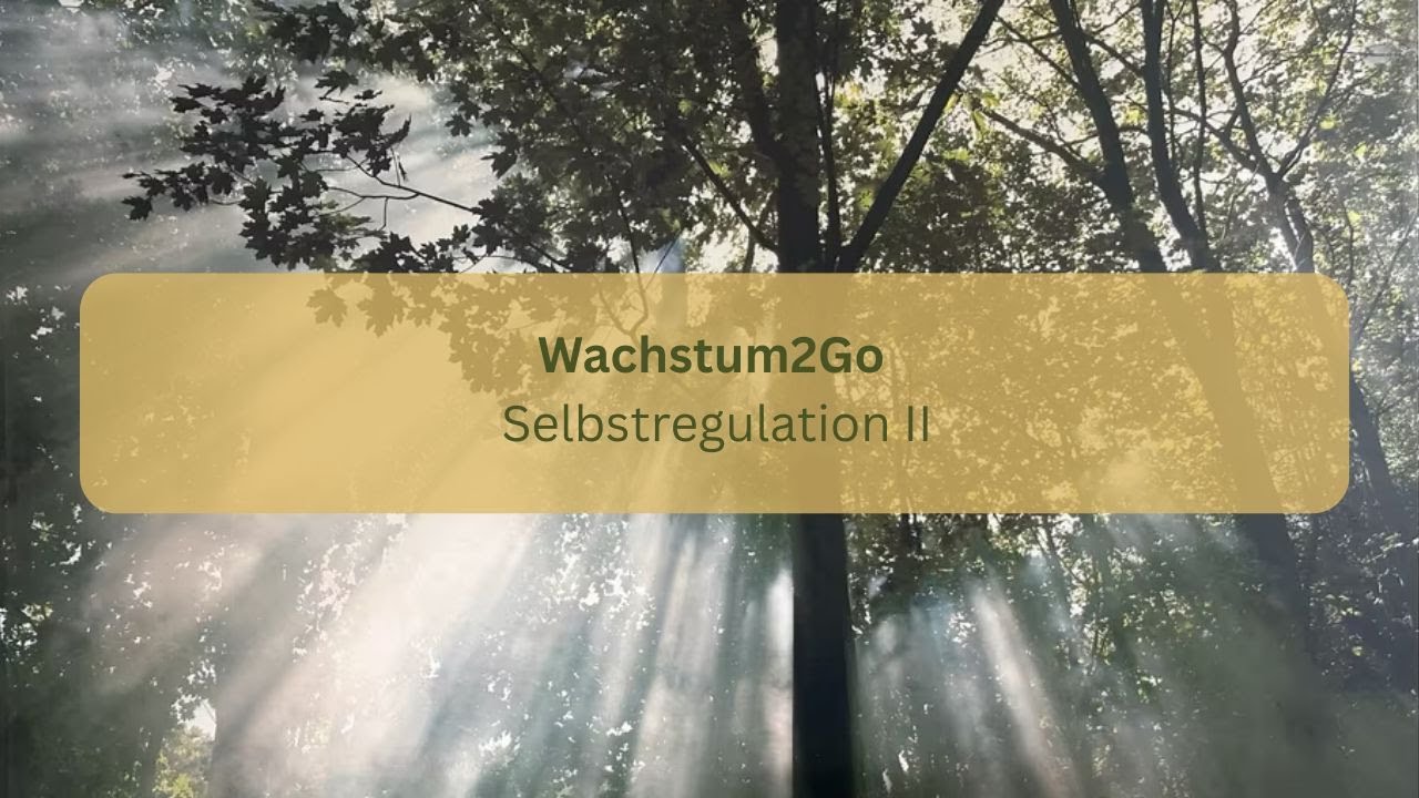 Wachstum2Go 009 - Selbstregulation II