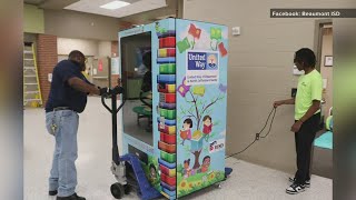 Beaumont ISD elementary schools receive book vending machines