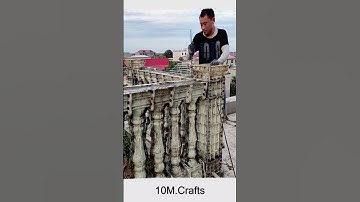 #Concrete #handrail #mold #casting #smartwork #goodtools #viral #Short