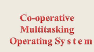 Co operative Multitasking Operating System AMIE