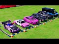 POLICE COLORFULL - TRANSPORTING POLICE CARS, AMBULANCE VEHICLES, FIRE TRUCK WITH TRUCK - FS22 #647