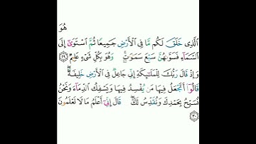 2 - سورة البقرة (٢٩-٣٠) - مشاري بن راشد العفاسي