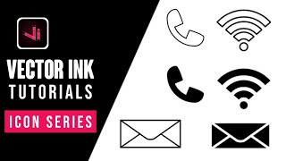 How to Design an Icon Using Mobile App | Vector Ink Icon Series Part 2