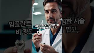 치과 임플란트 피해주의보 #shorts #임플란트부작용