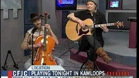 Sasha Lewis live on the Midday Edition CJFC TV