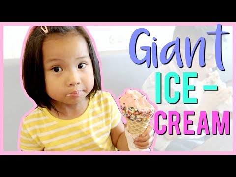 GIANT ICE CREAM CONE!