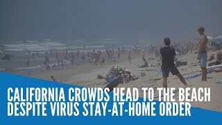 In southern california thousands flouted policies to stay indoors and
headed beaches amid a heat wave. unlike los angeles county, orange
county has kept i...