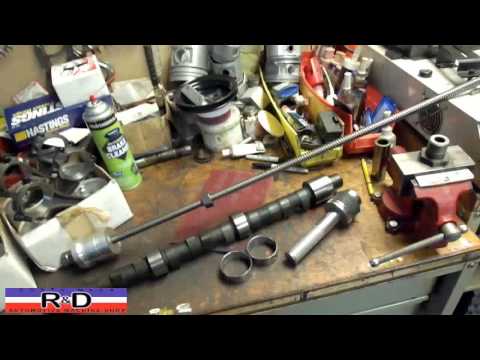 Pulling Cam Bearings into Place with Acme All Thread Rod
