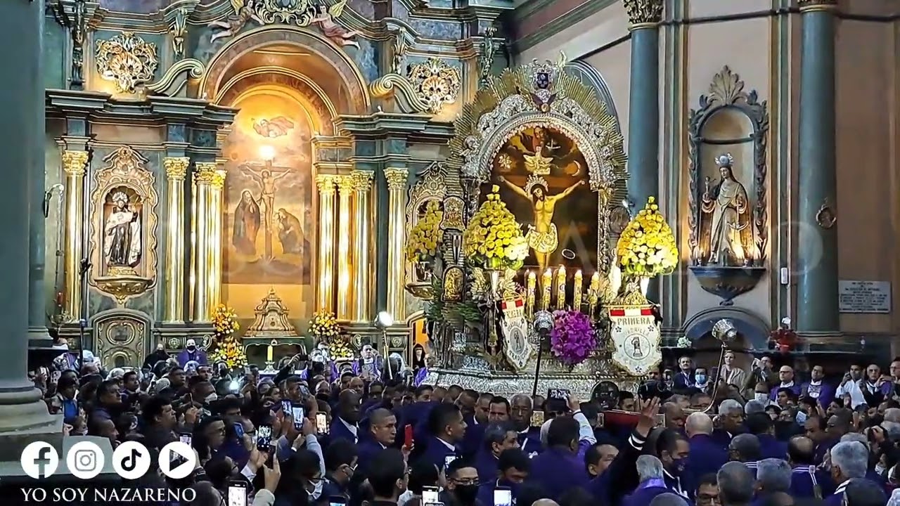 SALIDA DEL SEÑOR DE LOS MILAGROS 28 DE OCTUBRE 2022