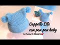 Cappello Elfo Baby unisex #LePassionidiElisabetta #crochet#uncinetto