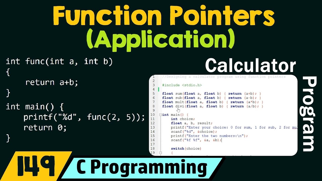 Application of Function Pointers in C