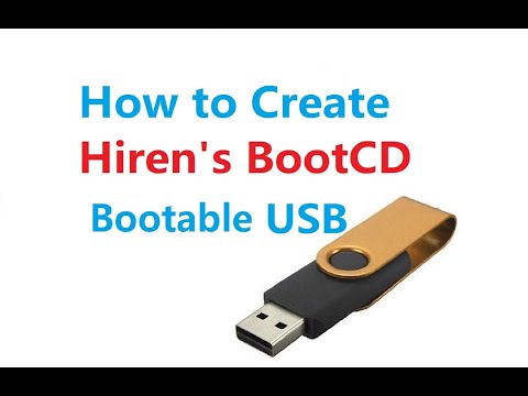 Create A Bootable Hiren’s Boot CD on USB Flash Drive