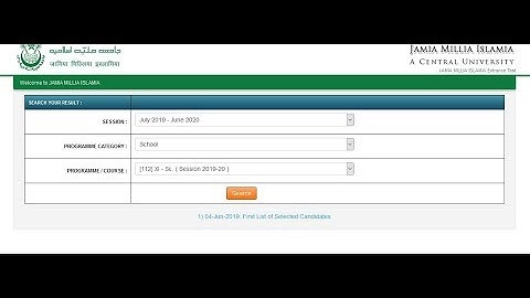 jamia class 11 result 2019-20 (declared) | jmi result class 6,9 11 science,arts commerce 2019