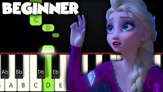 Into The Unknown - Frozen 2 | BEGINNER PIANO TUTORIAL + SHEET MUSIC by Betacustic screenshot 2