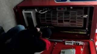 Redbox inside the machine