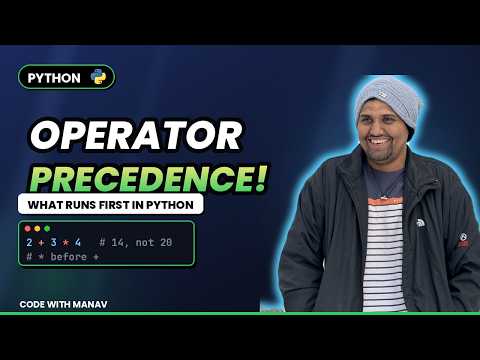 #15 Python Operator Precedence & Associativity Explained | What Runs First in Python