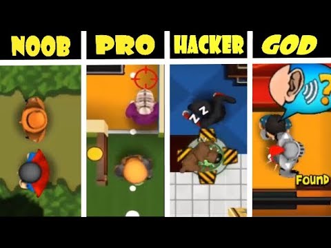 NOOB vs PRO vs HACKER vs GOD !! Robbery Bob: Man of Steal.