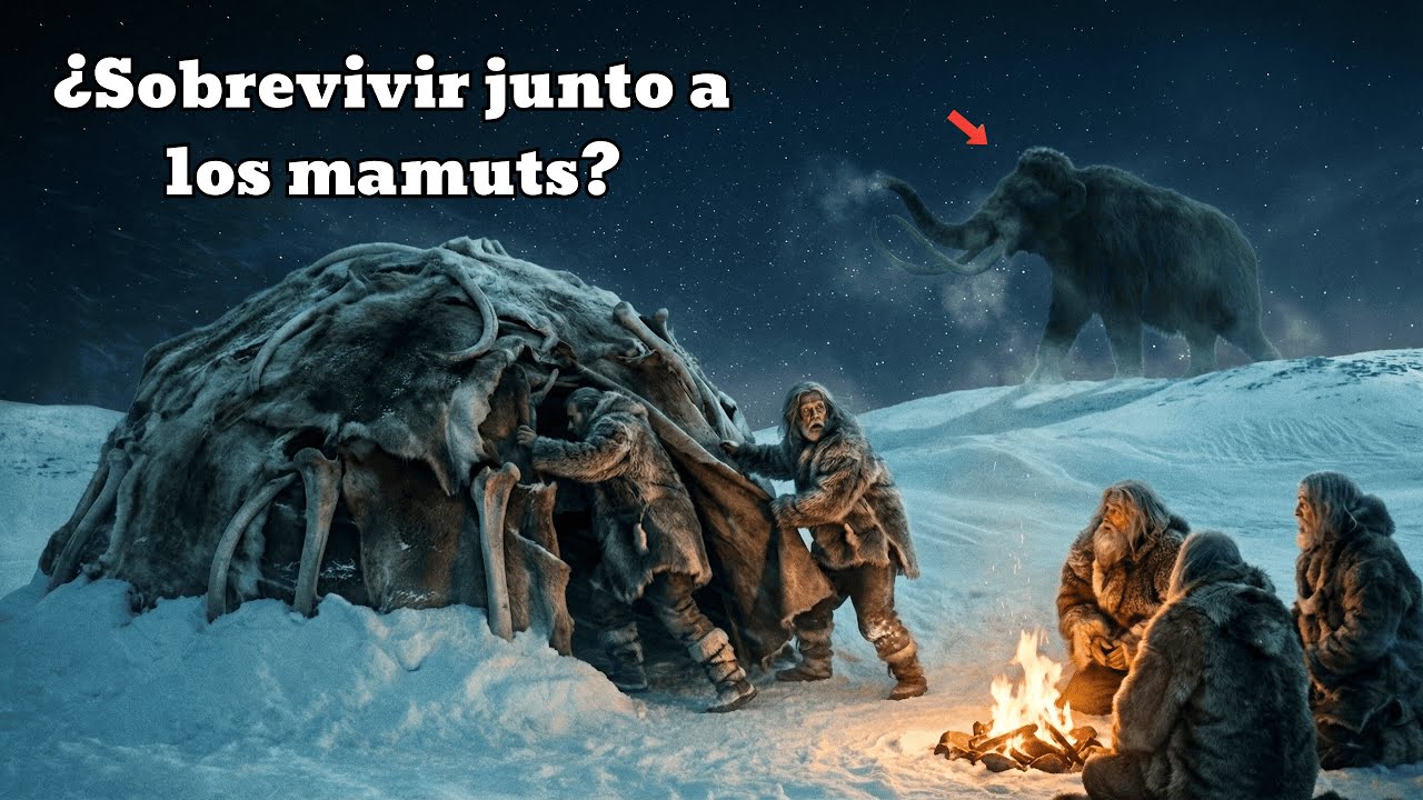 Cómo se salvaban estas personas cuando se encontraban con mamuts en la Edad de Hielo?